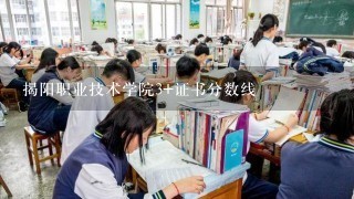 揭阳职业技术学院3+证书分数线