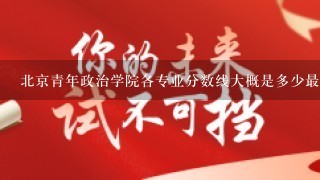 北京青年政治学院各专业分数线大概是多少最好是2011或者2012年的 北京的文史类